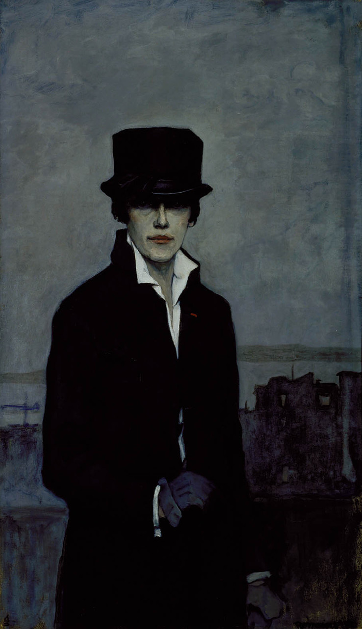 Romaine Brooks, Self-Portrait. Oil on canvas, 1932. Smithsonian American Art Museum, Gift of the artist, 1966.49.1.