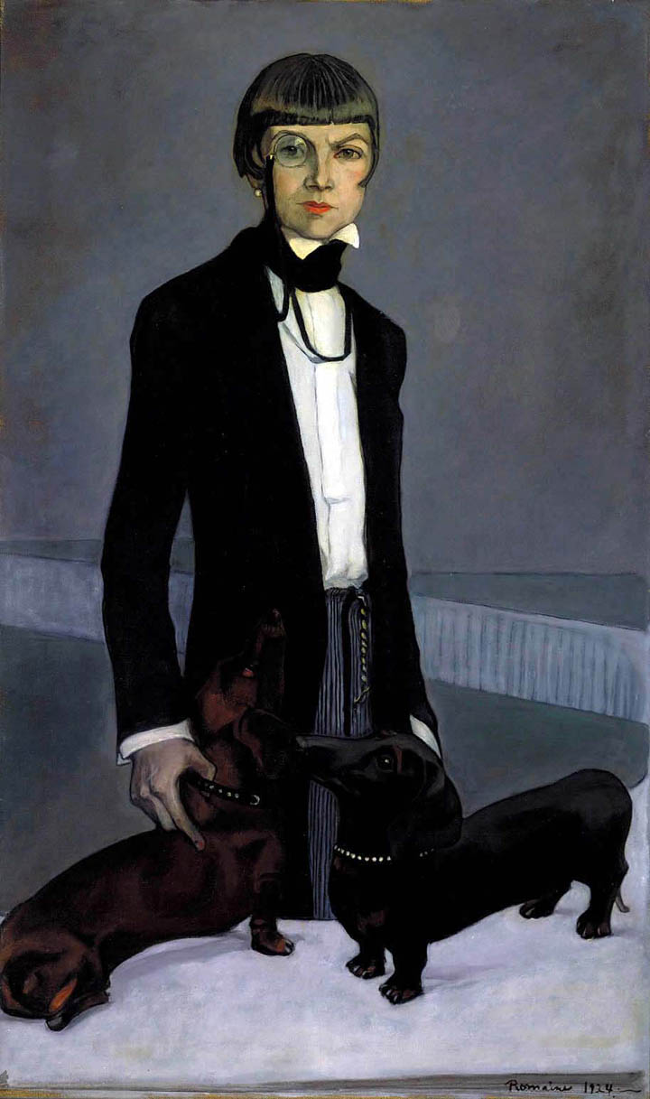 Romaine Brooks, Una, Lady Troubridge. Oil on canvas, 1924. Smithsonian American Art Museum, Gift of the artist, 1966.49.6.